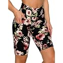 ALWAYS Women's High Waist Bike Shorts - Athletic Workout Tummy Control Stretch Running Yoga Pants