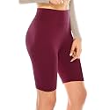 ALWAYS Women's High Waist Bike Shorts - Athletic Workout Tummy Control Stretch Running Yoga Pants