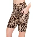 ALWAYS Women's High Waist Bike Shorts - Athletic Workout Tummy Control Stretch Running Yoga Pants