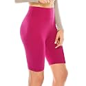 ALWAYS Women's High Waist Bike Shorts - Athletic Workout Tummy Control Stretch Running Yoga Pants