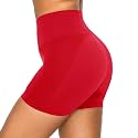 ALWAYS Women's High Waist Bike Shorts - Athletic Workout Tummy Control Stretch Running Yoga Pants