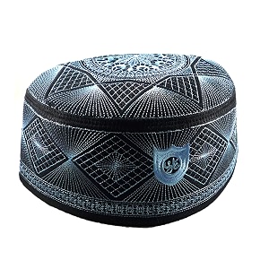 Alwee ALW007 Muslim Kufi Hat Islam Prayer