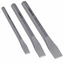 Heavy Duty Cold Chisels Set 3-Piece, Cr-v Steel, 3/8”, 1/2” & 5/8”, High hardness & Heat Treated.