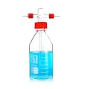 ALWSCI 1000ml Gas Washing Bottle Lab Glass Drechsel Head GL45 1Set