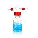 ALWSCI 250ml Gas Washing Bottle Lab Glass Drechsel Head GL45 1Set