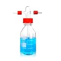 ALWSCI 500ml Gas Washing Bottle Lab Glass Drechsel Head GL45 1Set,