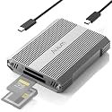 Alxum CFexpress Type A & SD Card Reader, 10Gbps USB C 2-in-1 Card Adapter