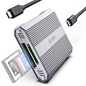 Alxum CFexpress Type B & SD Card Reader, 10Gbps USB C 2-in-1 Card Adapter