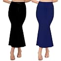 ALYNE Blended Saree Shapewear Petticoat for Women, Women's Blended FullElastic with Drawstring Saree Shapewear, Skirts for Women,Shape Wear Dress for Saree (Pack of 2)
