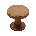 Alzassbg 1.1" Antique Brass Round Cabinet Knobs 15 Pack, AL6044AE