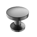 Alzassbg 1.1" Brushed Black Nickel Round Cabinet Knobs 15 Pack, AL6044BBN