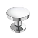 Alzassbg 1.1" Polished Chrome Round Cabinet Knobs 30 Pack, AL6044CP