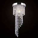 Arch!SMAN Round Crystal Chandelier Lighting Modern Flush Mount Ceiling Light Fixture (Model 1)