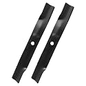 AM141034 AM137327 42 inch Mower Blades Compatible with John Dee re D110 D130 D105 D125 X300 Z225 LA135 Z235, Replaces AM141032 M154061 M154062 (2 Pack)