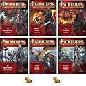 AMA Bundle of Pathfinder Complete Adventure Path Hell's Vengeance 1 to 6 Plus Two Treasure Chest Buttons