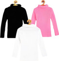 Amacart Solid High Neck Casual Boys & Girls Multicolor Sweater