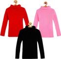 Amacart Solid High Neck Casual Boys & Girls Multicolor Sweater