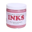 AMACO Ceramic Printing Ink, 8 oz. (236 mL), INK-87 Bright Red Matte