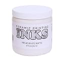 AMACO Ceramic Printing Ink, 8 oz. (236 mL), INK-60 White Matte