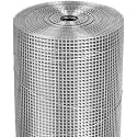 Amagabeli Galvanized Hardware Cloth 1/4 inch 48 x 50 ft 23 Gauge Chicken Wire Fence Welded Wire Mesh Roll Plant Supports Poultry Netting Garden Bed Animal Cage Snake Rabbit Gopher Rodent Proof
