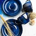 Amalfiee Saanjh Premium Ceramic Cup &amp; Saucer Set | 6 Pcs | 240 ml Cups for Tea &amp; Coffee | Handcrafted | Microwave &amp; Dishwasher Safe | Elegant, Durable, Lead-Free | Perfect for Gifting &amp; Daily Use