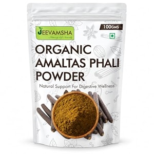 amaltas ki phali powder  100g organic natural amp pure  ayurvedic herbal for detox amp hair care amp skin health