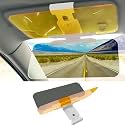 2-in-1 HD Car Sun Visor for Day & Night | Anti-Glare, UV Blocking, Anti-Dazzle Windshield Shield | Clear Vision Sunshade for Safe Driving, Polarized Car Accessory Pack of 4