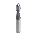 Amana Tool - 51656 High Performance CNC Solid Carbide 90° 'V' Spiral Drills with AlT