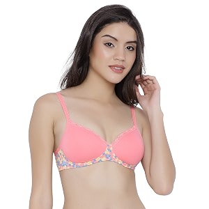 amante cotton padded wirefree full coverage t-shirt bra