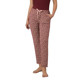 amante womens purple graphic print relaxed fit sleep pyjama