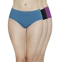 Amante Inner Elastic Cotton Hipster Panty Pack-