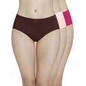 Amante Inner Elastic Cotton Hipster Panty Pack-