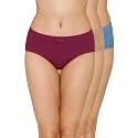 Amante Inner Elastic Cotton Hipster Panty Pack-
