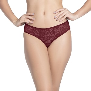 amante lace low rise seamed floral romance bikini panty