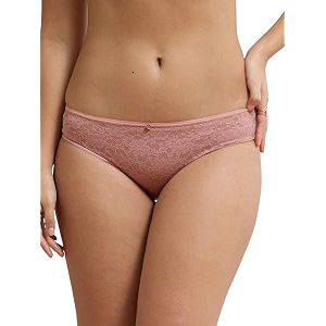 amante lace low rise seamed floral romance bikini panty