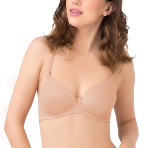 Amante Lightly Padded Wirefree Full Coverage T-Shirt