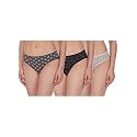 Amante Printed Cotton Low Rise Bikini Panty Pack(Pack of 3)
