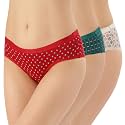Amante Printed Cotton Low Rise Hipster Panty Pack(Pack of 3)