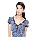 Amante Sleepwear Lace Cocoon Lounge Pyjama Top