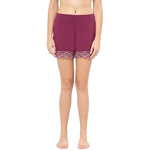 Amante Solid Above Knee Mid Rise Short