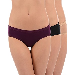 Amante Solid Cotton Low Rise Hipster Panty