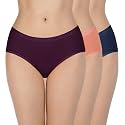 Amante Solid Cotton Low Rise Hipster Panty