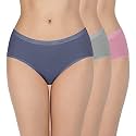 Amante Solid Cotton Low Rise Hipster Panty