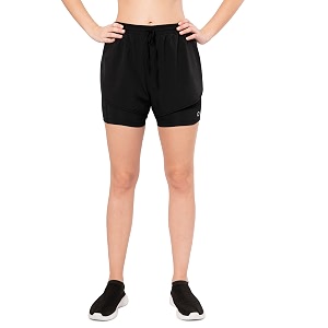 amante solid high rise active shorts