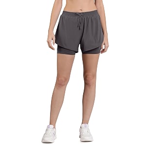 amante solid high rise active shorts