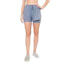 Amante Solid High Rise Active Shorts
