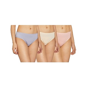 amante solid low rise cotton bikini panty packpack of 3