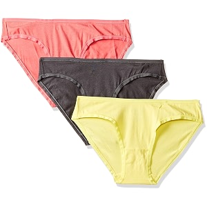 amante solid low rise cotton bikini panty packpack of 3
