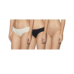 amante solid low rise cotton bikini panty packpack of 3