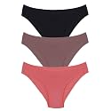 Amante Solid Low Rise Cotton Bikini Panty Pack(Pack of 3)